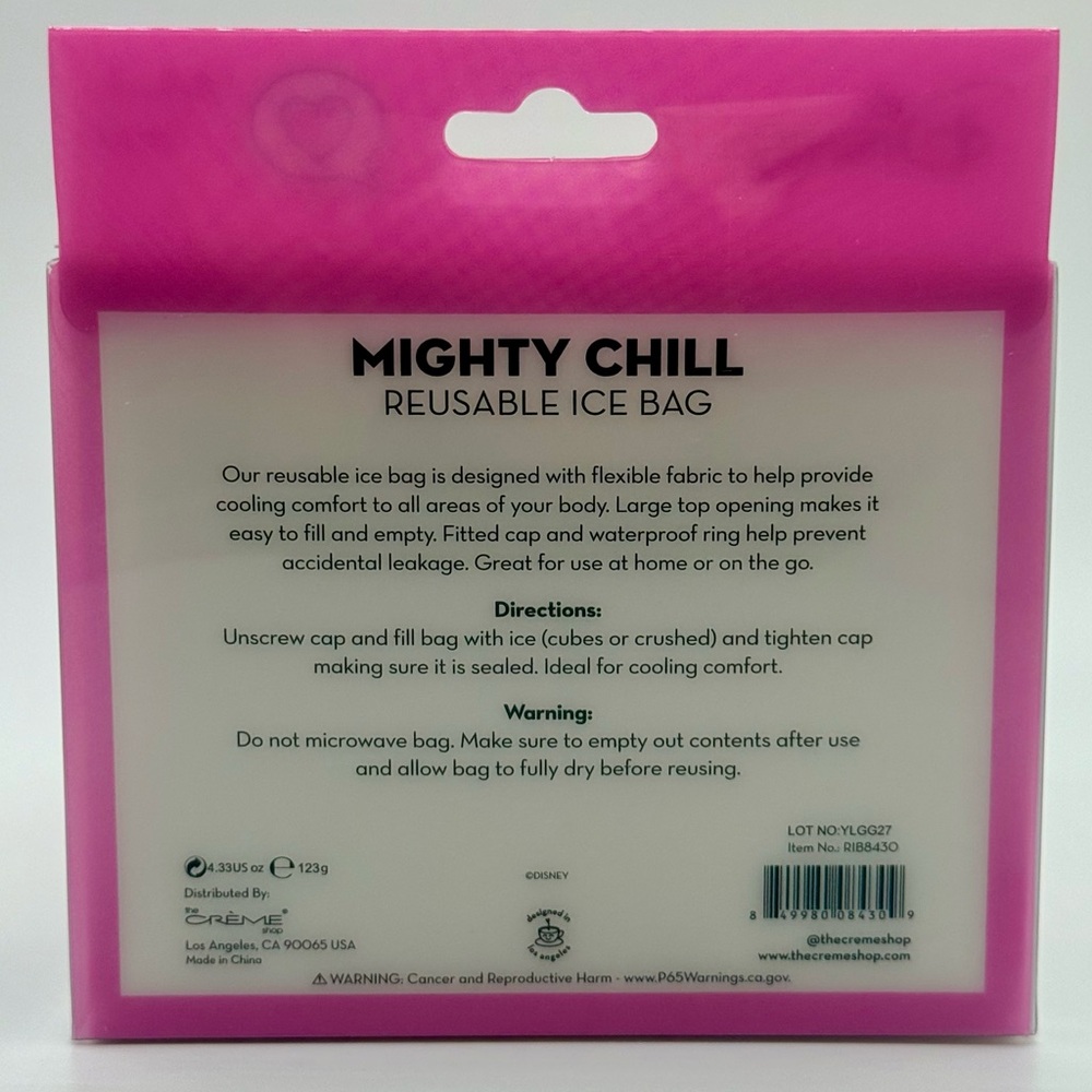 The Crème Shop- Minnie Mouse Mighty Chill Reusable Ice Bag - Picture 3 of 3